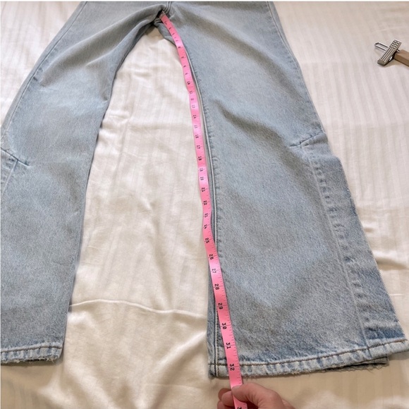 Levi’s Ribcage Split Flare Jean Dazed and Confused Light Washed Blue size 26 - Picture 16 of 16